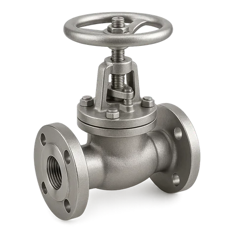 Клапан запорный нержавеющий 15нж65нж Ду 50 Ру 16