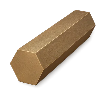 Шестигранник латунный